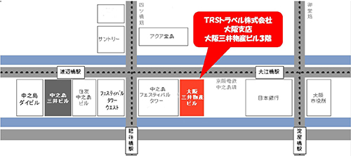大阪支店地図