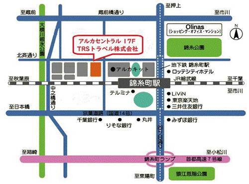 大阪支店地図